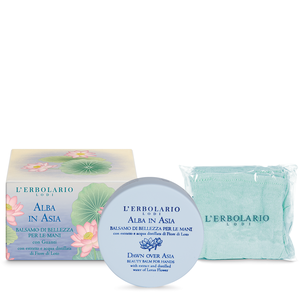 L'Erbolario Alba In Asia Balsamo Mani con Guanti 75ml