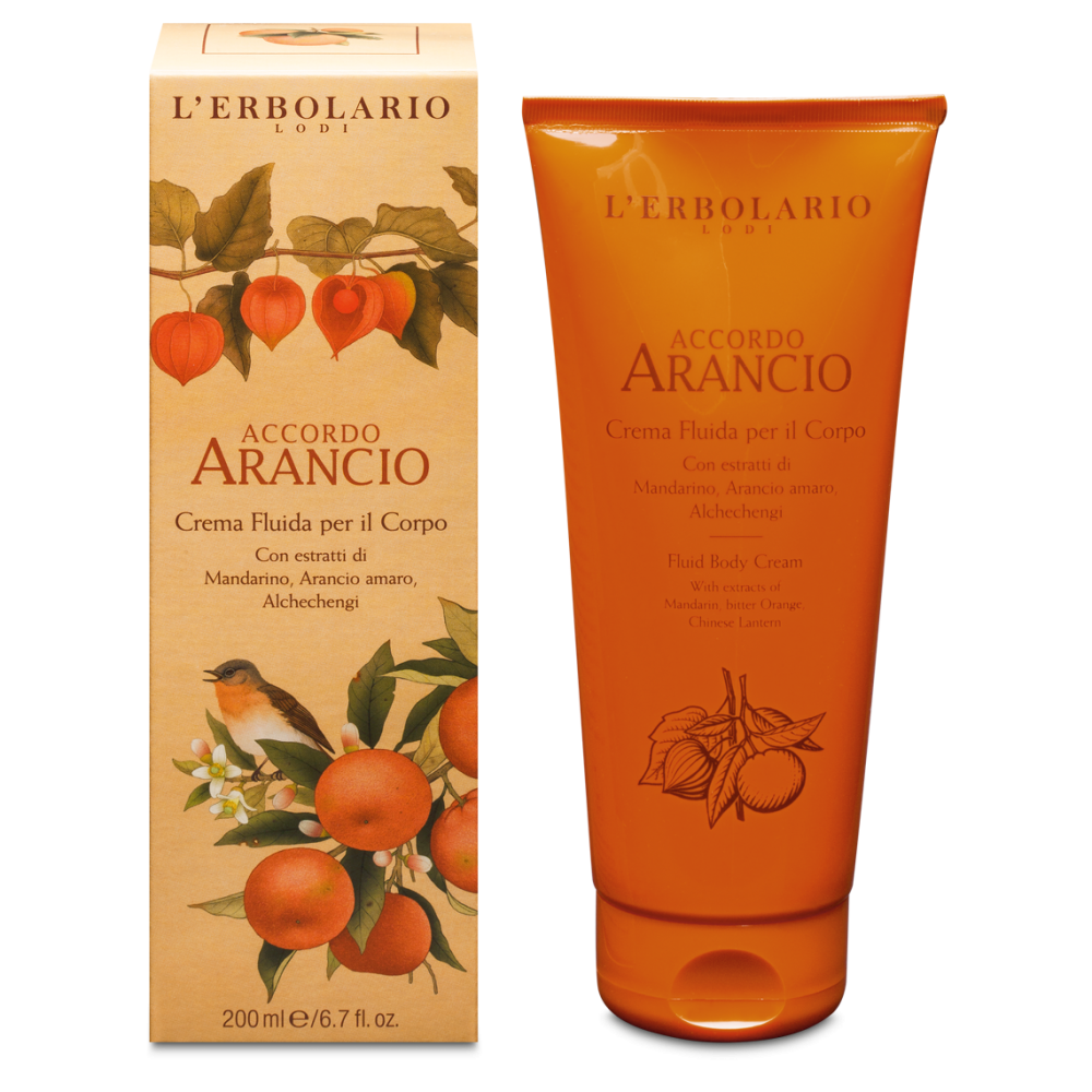 L'Erbolario Accordo Arancio Crema Fluida Corpo 200ml