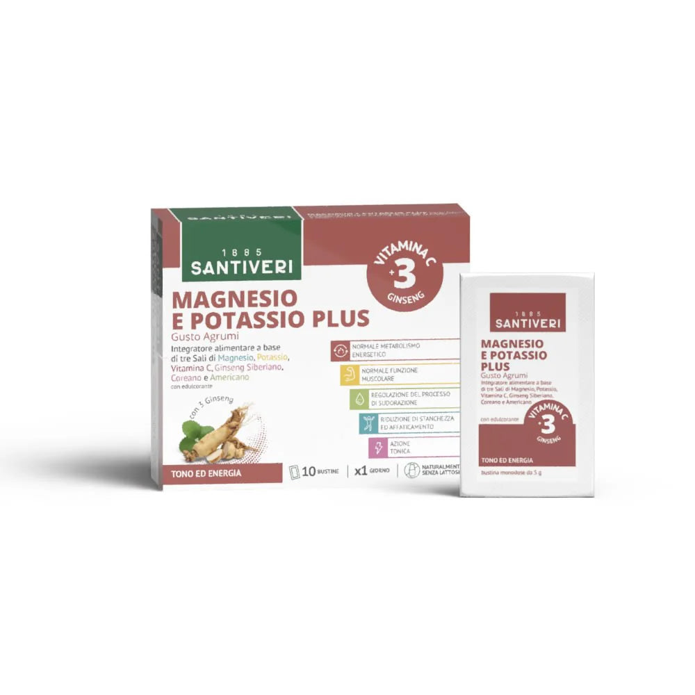 Magnesio e Potassio Plus 10 Bustine