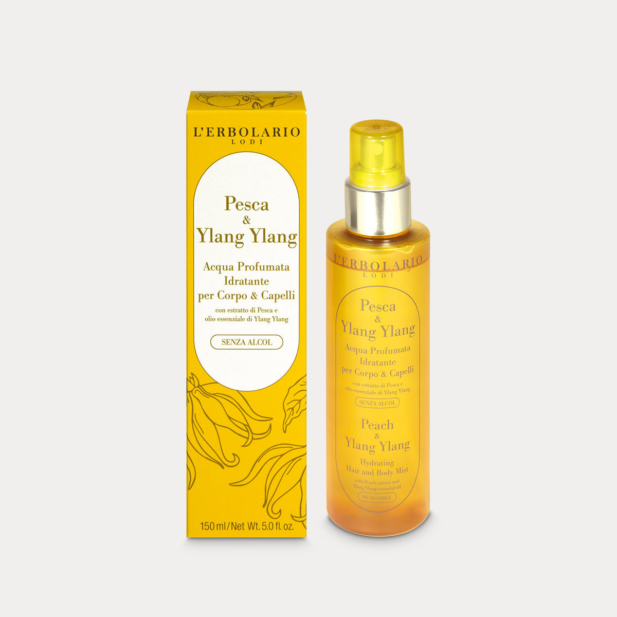 L'Erbolario Acqua Profumata Pesca & Ylang Ylang 100ml