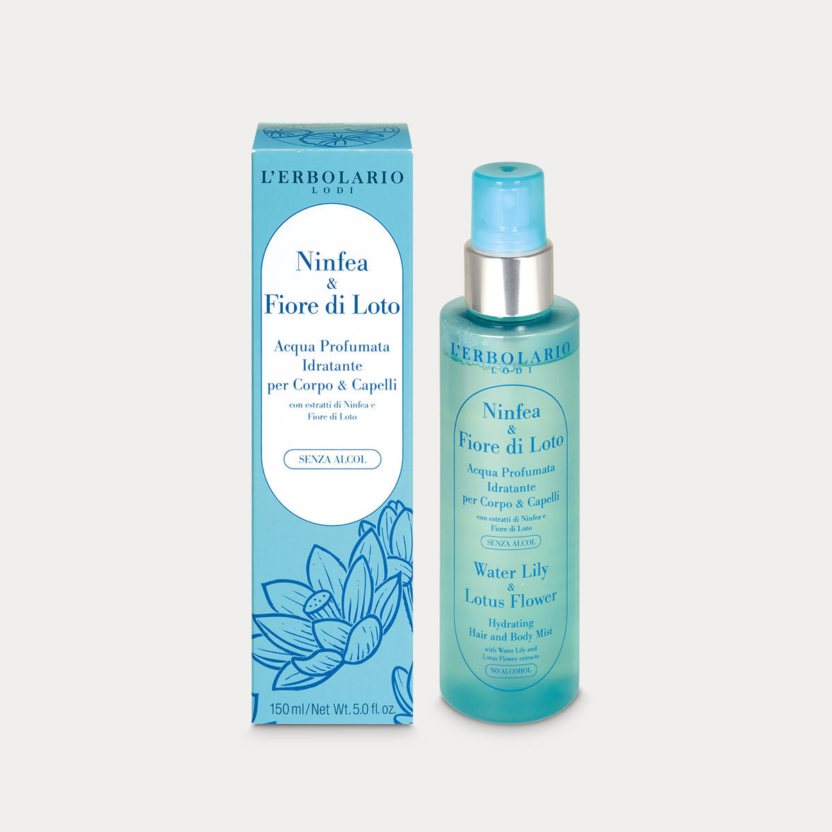 L'Erbolario Acqua Profumata Ninfea & Fiore di Loto 100ml