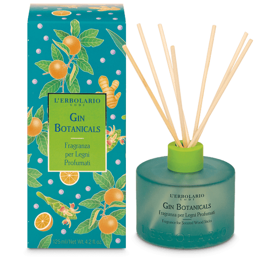 L'Erbolario Gin Botanicals Fragranza Ambiente Bastoncini 125ml
