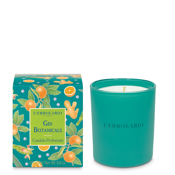 L'Erbolario Gin Botanicals Candela Profumata 250g