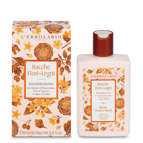 L'Erbolario Bacche Fiori Legni Bagnoschiuma 250ml
