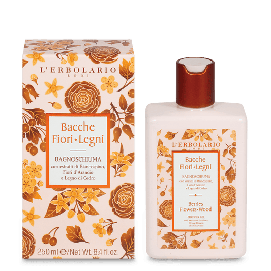 L'Erbolario Bacche Fiori Legni Bagnoschiuma 250ml