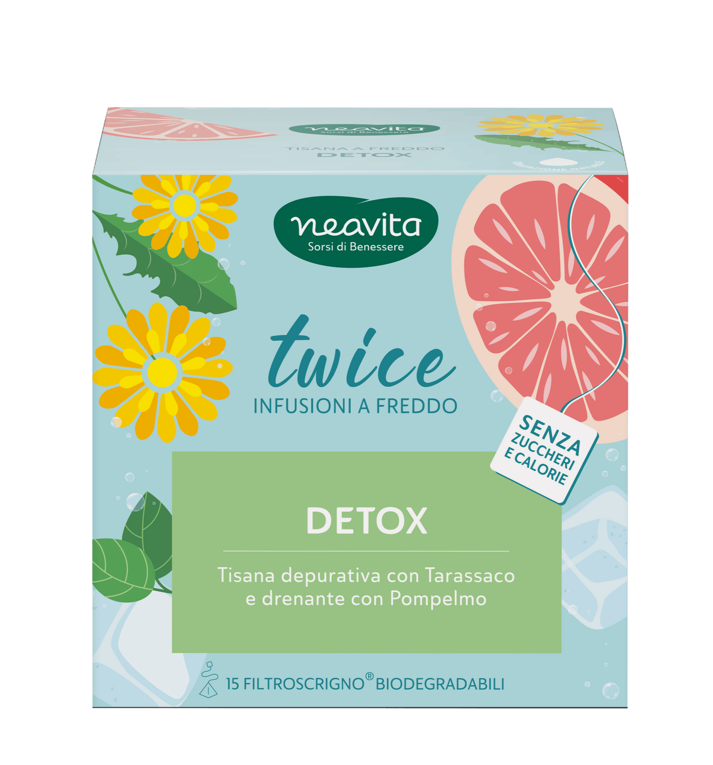Twice Tisana a freddo Detox 15 FiltroScrigno