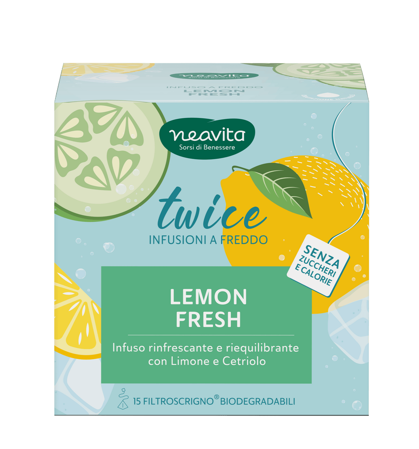 Twice Infuso a freddo Lemon Fresh 15 FiltroScrigno
