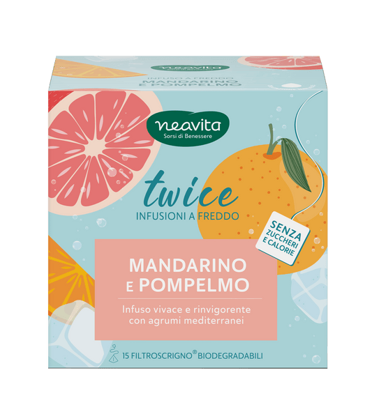 Twice Infuso a freddo Mandarino e Pompelmo 15 FiltroScrigno