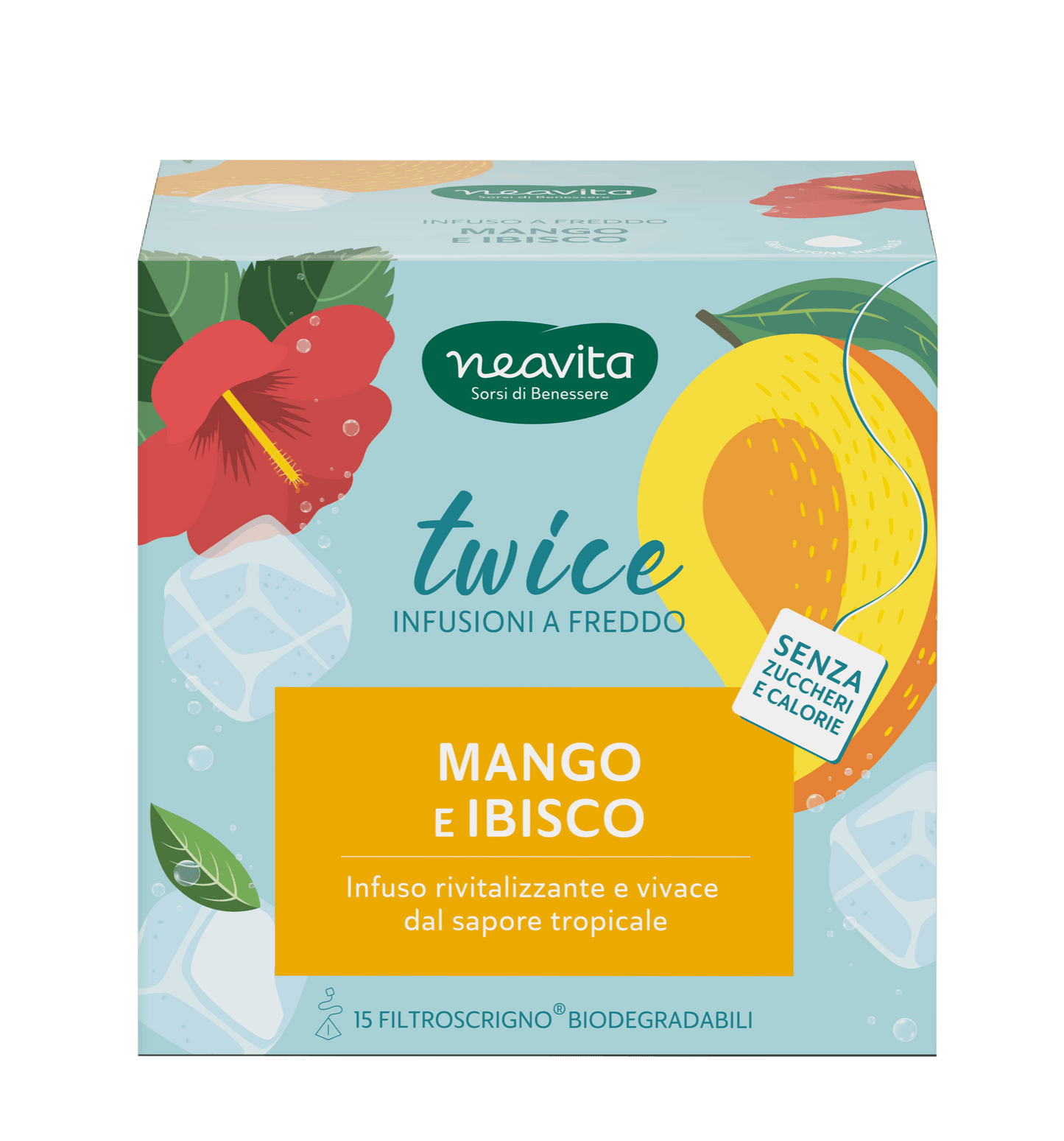Twice Infuso a freddo Mango e Ibisco 15 FiltroScrigno