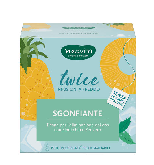 Twice Tisana a freddo Sgonfiante 15 FiltroScrigno