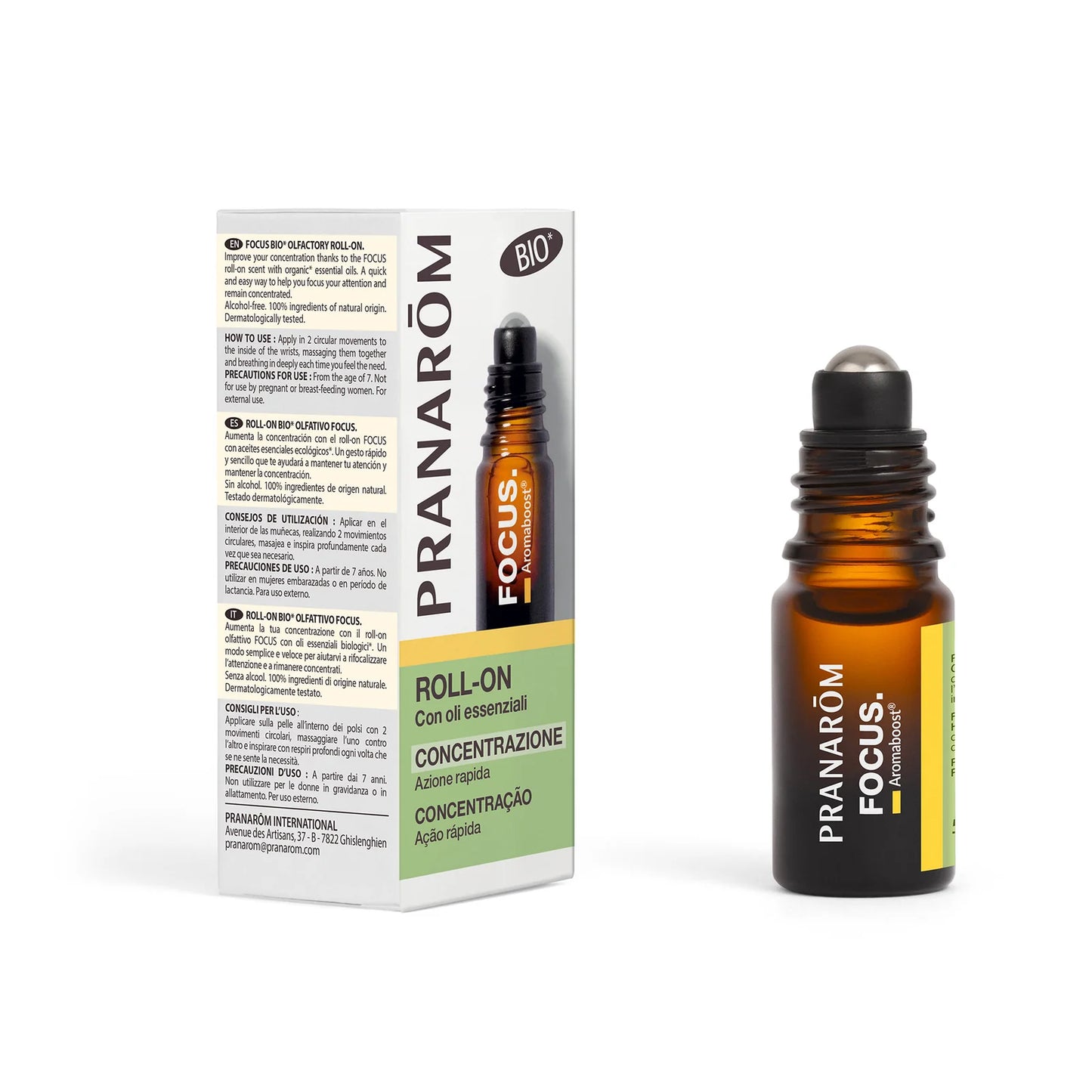Pranarom AromaBoost FOCUS Roll-on 5ml