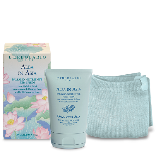 L'Erbolario Alba In Asia Balsamo Piedi con Calzini 100ml