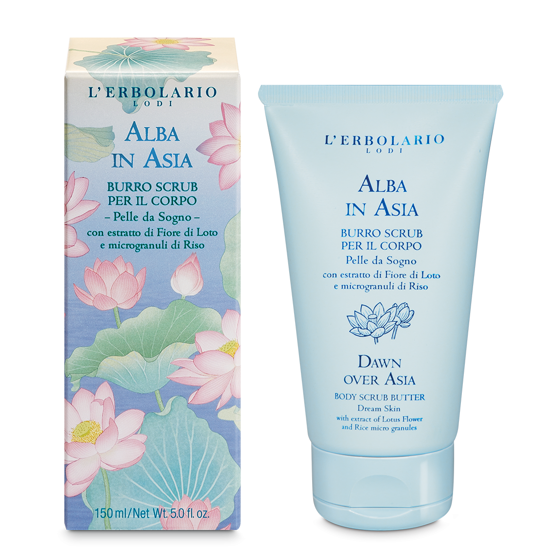 L'Erbolario Alba In Asia Burro Scrub Corpo 150ml