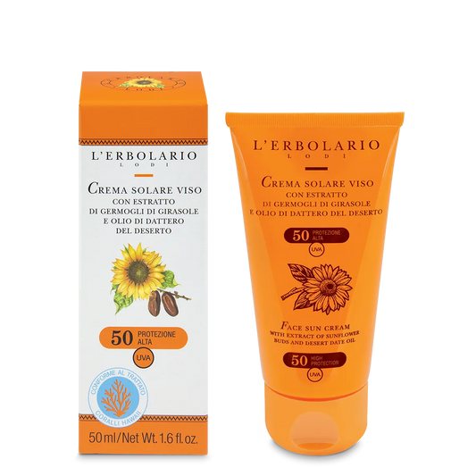 Crema Solare viso spf50, L'Erbolario