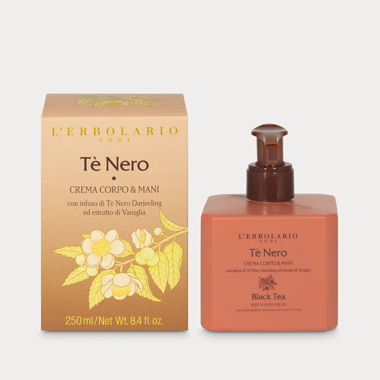 L'Erbolario Te' Nero Crema Corpo & Mani 250ml