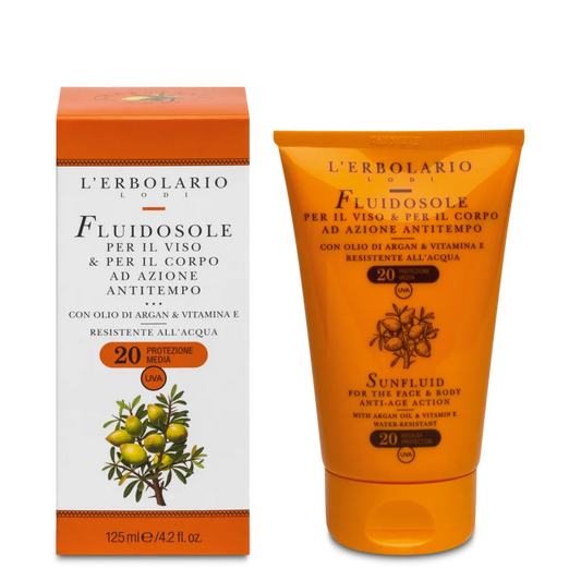 Fluidosole viso e corpo spf20, L'erbolario