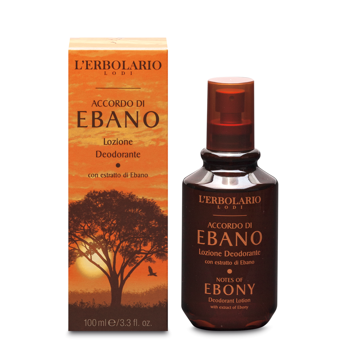 L'Erbolario Accordo di Ebano Lozione Deodorante 100ml